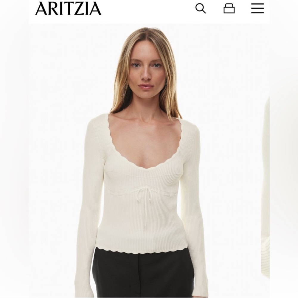Aritzia | Wilfred Soloist Sweater Light Birch.